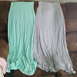 2 medium long skirts